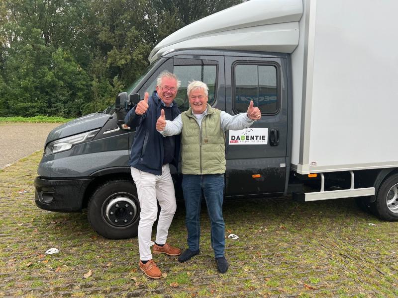 Theo en cursist na behalen Code 95